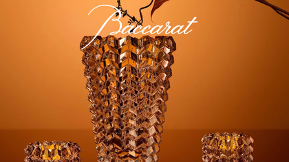 baccarat flower vase